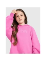 Dívčí nepruhovaná mikina s kapucí 4F 4FJRAW25TSWSF2439-54S