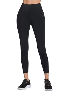 Skechers Tempo High Waisted 7/8 legíny LG83-BLK černé L