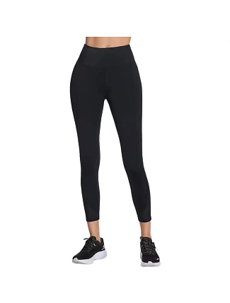 Skechers Tempo High Waisted 7/8 legíny LG83-BLK černé L