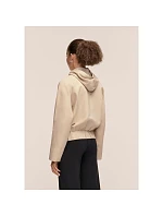 Dámská bunda CASALL Aria Zip Hoodie Jacket, barva béžová Dámská bunda CASALL Aria Zip Hoodie Jacket, barva béžová