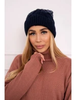 Fleecová čepice Alice K248 denim+blue Fleecová čepice Alice K248 denim+blue