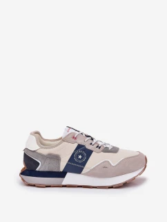 Semišové Pánské Tenisky Na Platformě Big Star RR174471 Hi-Poly System Šedé