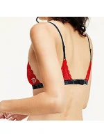 Dámská nevyztužená podprsenka Triangle Bralette Holiday UW0UW02634-XLG - Tommy Hilfiger Dámská nevyztužená podprsenka Triangle Bralette Holiday UW0UW02634-XLG - Tommy Hilfiger