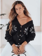 Dámský kardigan KERINDA černý FashionStreet MY2502