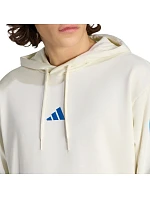 Pánská mikina adidas Essentials 3-Stripes French Terry Hoodie cream KD4901 pánská