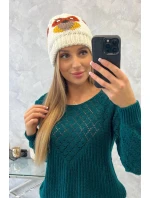 Dámská čepice Ofelia K349 ecru Dámská čepice Ofelia K349 ecru