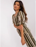 Šaty LK SK 507468 1.20P khaki Šaty LK SK 507468 1.20P khaki