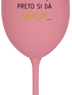...MAMINKA JE MIMO, PRETO SI DÁ VÍNO... - ružový pohár na víno 350 ml