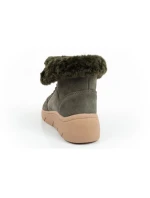 Dámské kotníkové zateplené boty F30232 1020 400Tmavě zelená s hnědou - Scholl Dámské kotníkové zateplené boty F30232 1020 400Tmavě zelená s hnědou - Scholl