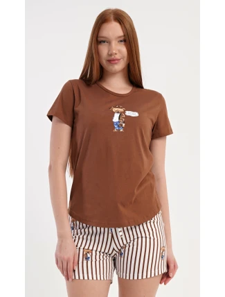 Dámské pyžamo šortky Bear Dámské pyžamo šortky Bear