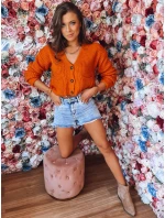 Dámský svetr SISTERS orange FashionStreet MY1961z