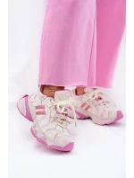 Dámské Kožené Tenisky GOE RR2N4038 Růžové Dámské Kožené Tenisky GOE RR2N4038 Růžové