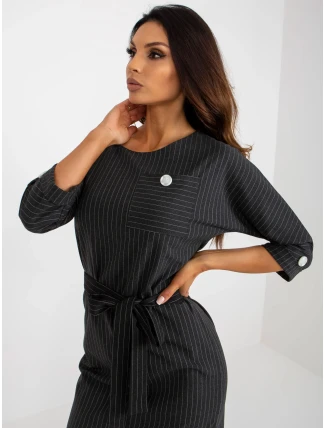 Dámské šaty LK SK 507724 tmavě šedé Dámské šaty LK SK 507724 tmavě šedé