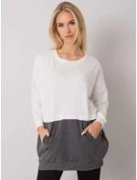 Halenka RV BL 7197.89P bílá šedá