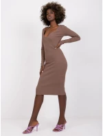 Šaty RV SK 7436.53 hnědá