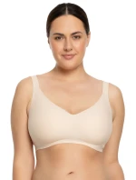 Dámský sportovní top Jelly bra comfort beige - JULIMEX