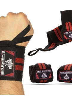 Elastické podpěry/náramky | Černá/červená