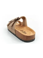 Lee Cooper dámské šněrovací boty slip-on žabky khaki pohodlné lehké dámské