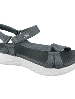 Skechers On The Go 600 15316-CHAR šedé sandály