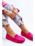 Dámské Semišové Mokasíny Fuchsie Morreno