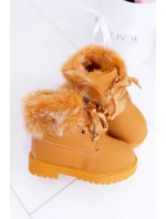 Dětské Kotníkové Boty Zateplené Camel Tesoro