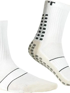 Protiskluzové fotbalové ponožky TRUsox 3.0 Mid-Calf Thin bílé - TRUSOX