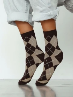 Vintage dětské ponožky ve tvaru kosočtverce 1184.060