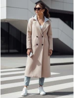 MODVENTURE dámský oversize kabát s kapucí béžový FashionStreet NY0721 MODVENTURE dámský oversize kabát s kapucí béžový FashionStreet NY0721