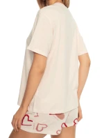 Dámské pyžamo 41309 Amour pink - HENDERSON