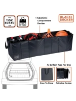 Organizér na 4 přihrádky 110X30X30cm BLACK + DECKER