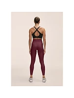 Dámské tréninkové legíny CASALL Graphic High Waist Tights, barva vínová