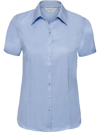 Russell Athletic 963F Halenka s krátkým rukávem, vzor rybí kost 11.963F light blue Russell Athletic 963F Halenka s krátkým rukávem, vzor rybí kost 11.963F light blue