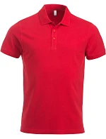 Clique Classic Lincoln S/S Pánské piqué polo z těžké bavlny 67.8244 red