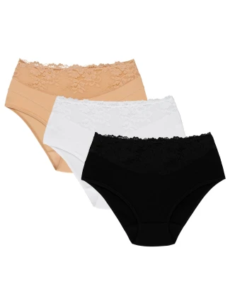 Wol-Bar Eco-Hi 3-pack barva: béžová-bílá-černá