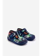 Pantofle Milami Dětské Elastické Na Suchý Zip S Míčky Modré Ambette Pantofle Milami Dětské Elastické Na Suchý Zip S Míčky Modré Ambette