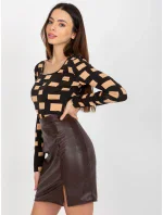 Dámská halenka LK BZ 509198.48P černá - FPrice