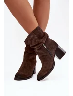 Boty na podpatku  model 221516 Step in style