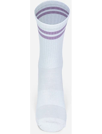 Mr. Socks L 05004 Tenisové ponožky "Basic" 88.5004 white/lilac Mr. Socks L 05004 Tenisové ponožky "Basic" 88.5004 white/lilac