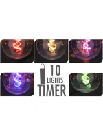 ZAHRADNÍ GIRLANDA PARTY LIGHT 10LED G80 MULTICOLOUR