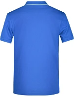 Daiber JN 728 Pánské piqué polo s kontrastní légou 02.0728 royal/white