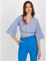 Halenka LK BZ 506243.78 bílá a tmavě modrá