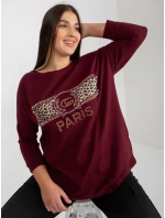 Halenka VI BZ 2901.49P tmavě fialová Halenka VI BZ 2901.49P tmavě fialová