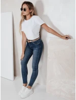 Dámské úzké džíny modré FashionStreet UY2816