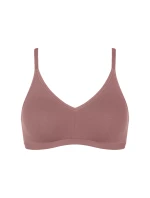 Dámská podprsenka GO Daily Cotton Soft bra - BROWN - hnědá 1141 - SLOGGI