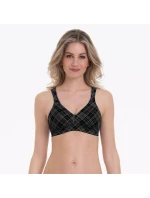 Twin Art soft podprsenka moldovaná 5247 black grey - RosaFaia