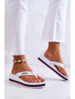 Dámské žabky na klínku Big Star JJ274A333 Bílá Dámské žabky na klínku Big Star JJ274A333 Bílá