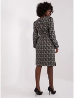 Šaty LK SK 509474 2.55P šedá černá Šaty LK SK 509474 2.55P šedá černá