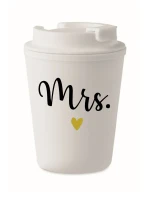 MRS. - bílý termohrnek 300 ml