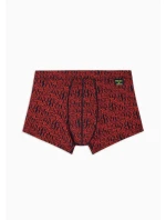 Pánské boxerky 112074 3F508 56936 černé se vzorem - Emporio Armani