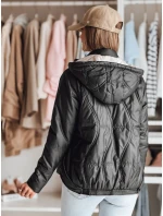 Dámská přechodná prošívaná bunda MARISSIA černá FashionStreet TY4853